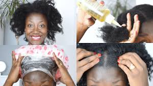 It keeps your hair moistened and hydrated. How To Hot Oil Treatment Natural Hair 4c Thin Fine Hair Adede Youtube