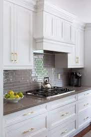 31 Popular Kitchen Backsplash Design Ideas Will Be Trend 2020 Backsplash Kitchen White Cabinets Grey Subway Tile Kitchen Diy Backsplash