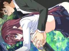 Anime boobs squeezing