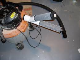 A Set Of Activated Carbon Tubes Are Attached To The Exhaust Of A Shop Vacuum To Filter The Air Shop Vac Diy Water Shop Vacuum
