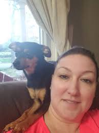 Here's my two little ladies. Pumpkin is an almost six year old Brussels  Griffon and Pie is my seven month old chihuahua. They definitely love each  other and makes me feel so