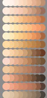 Digital Paint Color Skin Palette