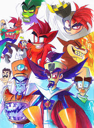 Coloured Crash Sketches By Strixic Crash Bandicoot Bandicoot Crash