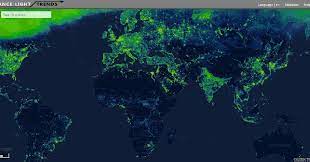 Carte de pollution lumineuse de la france 2020. Cartographie Numerique Les Cartes D Emission Ou De Pollution Lumineuse Quelles Differences Quels Usages