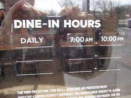 Use our taco bell breakfast store locator here to find out if your local taco bell is open for breakfast. Dining Room Hours Taco Bell Picture Of Taco Bell Marietta Tripadvisor