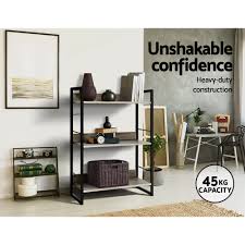 Can be used as a bookcase, display cabinet or room divider in your living room, bedroom, hallway, porch or office. Buy Artiss Bookshelf Display Shelves Wooden Book Shelf Wall Corner Bookcase Storage By Artiss