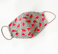 There are so many diy cloth mask patterns that are available for free on the internet now, it's hard both mask designs offer a range of sizes. Cute Cloth Mask With Filter Pocket Handmade Water Melon Print 125 00 T Sewing Face Mask Face Mask With Filter Pocket Pattern Pocket Face Mask Pattern