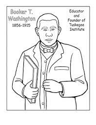 If you are looking for a student centered resource to help students learn and practice research skills, report writing skills, project skills, presentation skills and more this is it! Booker T Washington Coloring Page Worksheet Education Com
