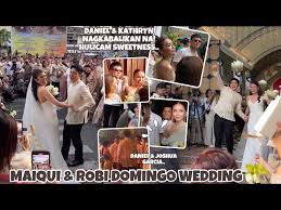 MAIQUI PINEDA & ROBI DOMINGO WEDDING 😍 KATHRYN AT DANIEL PADILLA SPOTTED  NA MAGKASAMA ULIT SWEET PA