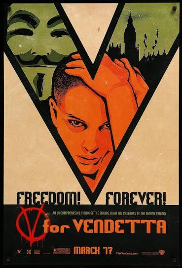 V For Vendetta (2006) Original One-Sheet Movie Poster - Original Film Art -  Vintage Movie Posters