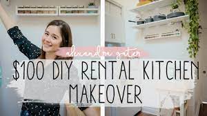 See more ideas about diy kitchen, painting countertops, kitchen. Diy Rental Kitchen Makeover For Under 100 Ikea Hacks For Small Kitchens Youtube