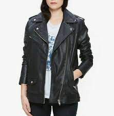 Obey Womens Leather Motorcycle Jacket Diablo Black Leather Motorcycle Jacket Women Jackets For Women Jackets