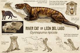 River Cat Or Leon Del Lago By Viergacht On Deviantart In 2020 Prehistoric Animals Extinct Animals Ancient Animals
