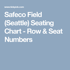 33 Logical Seattle Seating Chart