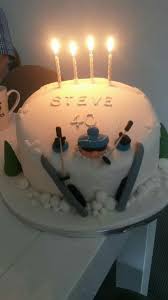 Wünsche und glückwünsche zum 40. Ski Cake Geburtstag Torte Geburtstagstorte Tortendeko