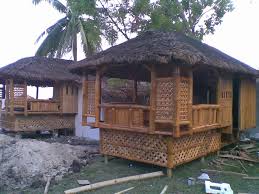 Modern bahay kubo | elevated amakan house design (6m x 6m. Bamboo Hut Posts Facebook