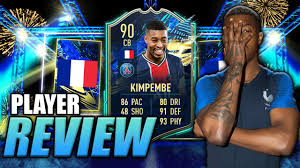Fifa 18 presnel kimpembe 91 rated tots in game stats, player review and comments on futwiz. Maestro Kimpembe The Best Cb In Fifa 21 90 Tots Kimpembe Player Review Fifa 21 Ultimate Team Youtube