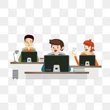 Three Office Workers Office Clipart Cartoon Character Png And Vector With Transparent Background For Free Download Simple Cartoon Characters Character Design Happy Independence Day Images