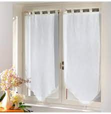 Definissez votre configuration les meubles darwin peuvent etre combines du sol au plafond pour repondre aux besoins des grands et petits espaces. Paire Voilages Pompon Passants Luminea 45 X 90 Cm Blanc Leroy Merlin