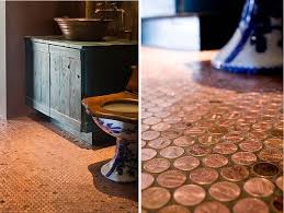 So penny floors are a thing. How To Make Copper Penny Flooring In 9 Easy Steps