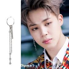 Bts Jimin Idol Mv Fashion Earring Geode Earrings Wedding Bridesmaid Jewelry Crystal Wedding Jewelry