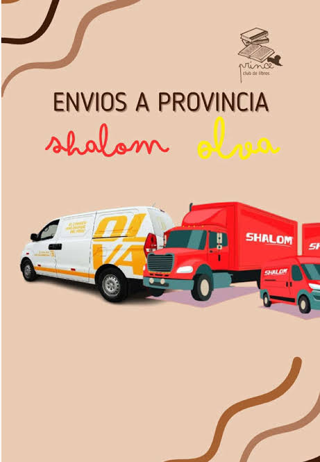Envíos de libros a provincia con Shalom y Olva
