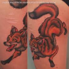 The print size is the classic a4:. Red Fox Tattoo Sea Wolf Tattoo Company