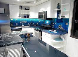 Unique kitchen cabinet with wall mounted aquarium ideas. Aquarium Kitchen Tropical Kitchen Hawaii By Thomas Deir Studios Houzz Au