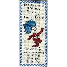 Paint over illustration from the book fox in socks by dr. Dr Seuss Cross Stitch Bookmarks Pretty Cross Stitch Cross Stitch Quotes