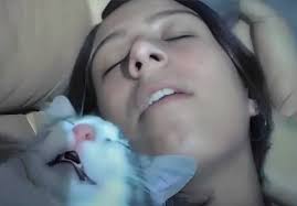 When you spend the night and they forget to give you a blanket