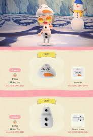 Disney Frozen Olaf Animal Crossing Design Animal Crossing Animals Disney Frozen Olaf