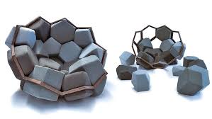 A Comfy Throne That Explodes Into Plush Stools To Seat All Your Guests Armchair Design Armchair Comfy Chairs