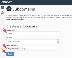 Cara Buat Subdomain Di Cpanel Redirect