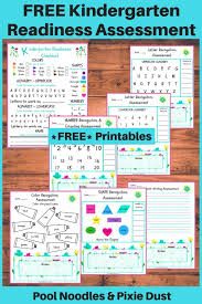 Kindergarten Readiness Assessment Pool Noodles Pixie Dust Kindergarten Readiness Checklist Kindergarten Readiness Assessment Kindergarten Lessons