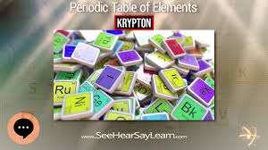 Krypton is a chemical element with atomic number 36 which means there are 36 protons and 36 electrons in the atomic structure. Krypton Periodic Table Of Elements Series Youtube