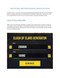 Free fire battlegrounds hack diamonds & coins generator. Clash Of Clans Hack Online Generator Without Any Survey Pages 1 36 Flip Pdf Download Fliphtml5
