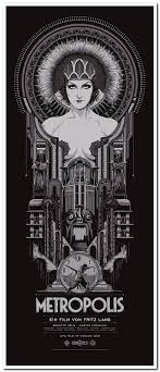 Metropolis Movie Poster By Ken Taylor Metropolis Poster Art Deco Posters Music Poster