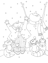 Free Dearie Dolls Digi Stamps Christmas In July Snow Fun Coloring Pages Winter Digi Stamps Christmas Coloring Pages