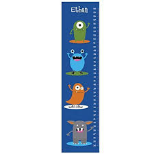 Amazon Com Monster Growth Chart Personalized Growth Chart