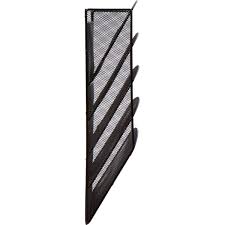 With optional brackets also suitable for attachment to the railing or cover housing. Mesh Wall Mounted Document And File Organizer 5 Tier Magazine Rack Mail Sorter Tray Works With A4 Letters Folders F Mesh Wall Home Office Decor Magazine Rack
