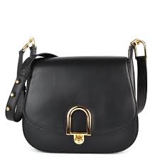 How to clean a michael kors handbag. Michael Michael Kors Delfina Black Leather Saddle Bag