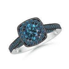 Surprise Perfect Engagement Ring Georgia S Southern Charm Blue Diamond Engagement Ring Colored Diamond Rings Blue Diamond