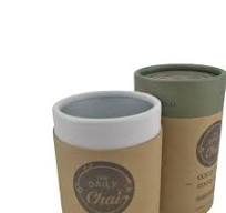 Customized Aluminum Foil Lined Easy-Tear Easy-Open Lid Recyclable Stamped  Embossed UV Coated Food Packaging Paper Tube Box Type