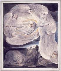 William Blake The Lord Answering Job From The Whirlwind Pen Ink And Watercolour Over Pencil On Paper 39 30 X 33 00 William Blake Paintings William Blake Art