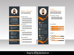 65 free resume templates word + modern resume designs best of 2021. Resume Template Elegant Modern Contrasted Decor Free Vector In Adobe Illustrator Ai Ai Format Encapsulated Postscript Eps Eps Format Format For Free Download 2 77mb