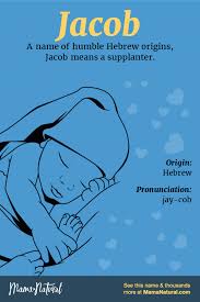 Jacob Name Meaning Origin Popularity Boy Names Like Jacob Mama Natural Names With Meaning Christian Names Boy Names