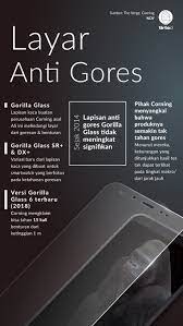 Serat anti gores ini digunakan untuk melindungi tampilan layar sentuh untuk gadget portabel seperti ponsel, komputer tablet dan mp3 players. Benarkah Layar Gorilla Glass Makin Tidak Tahan Gores