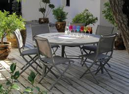 Trouvez une table de jardin à prix accessible et tendance pour votre jardin : Table Azur O 150 Cm Soldes Table De Jardin Mobilier De Jardin Jusqu A 50 Proloisirs Proloisirs Mobilier De Jardin Design Tables Et Salons De Jardin