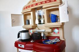 The play kitchen set has an open design and lots of accessories encourage imaginative social play and sharing with friends! Step2 Cozy Kitchen Review Made For Small Playrooms
