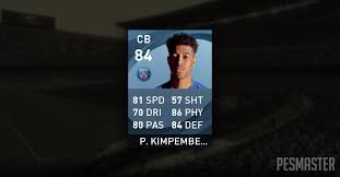 In the game fifa 21 his overall rating is 83. Presnel Kimpembe Pes 2021 Stats